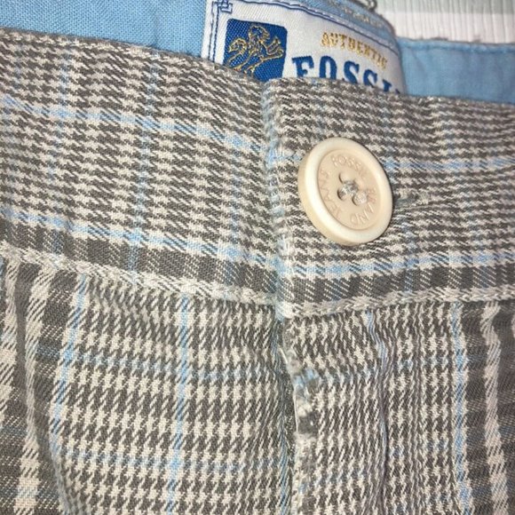 Vintage Rare Y2K Fossil Striped Trouser Pants Women's Size 36R - Picture 3 of 6